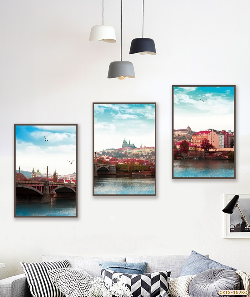 Kiến trúc Châu Âu - thành phố ven sông CKT3-167KG